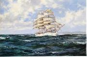 Dennis Miller Bunker Seascape, boats, ships and warships. 09 painting